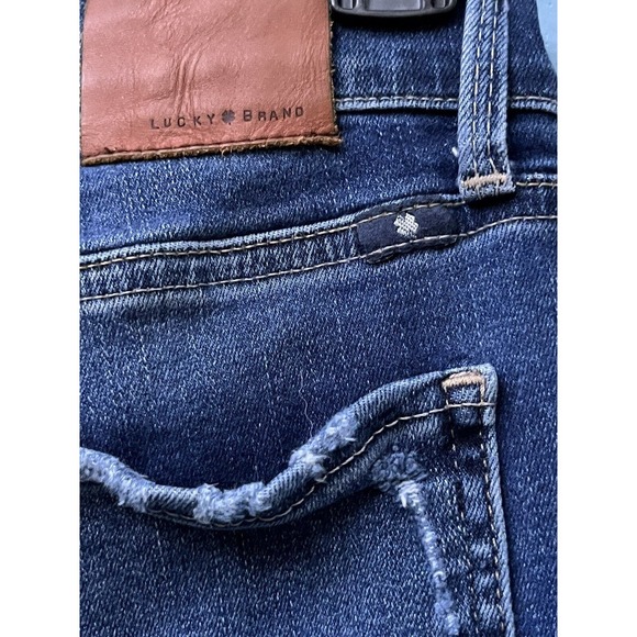 Lucky Brand Size 4/27 A Brooke Legging Jeans Distressed Skinny Denim Stretch Blu - Picture 16 of 16